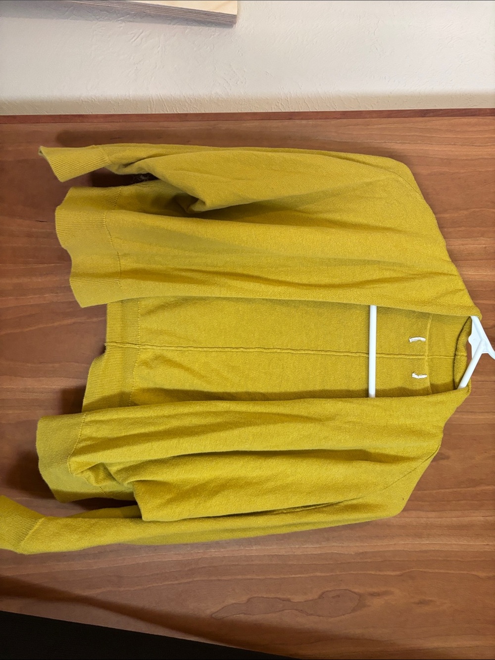 Mustard Yellow Open Cardigan